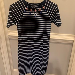 Striped French collection dress